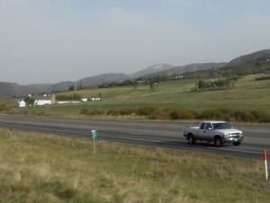 Farm and mountain in Park City