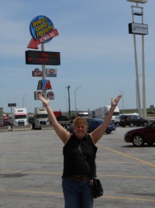 Joy at worlds largest truck stop
