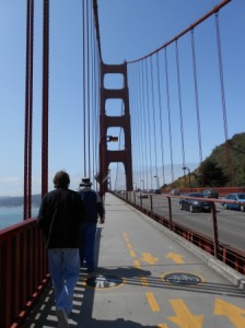 Rick and Rich out on bridge